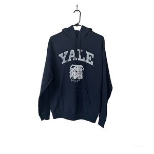 Men Hoddie Navy Yale Size Medium New